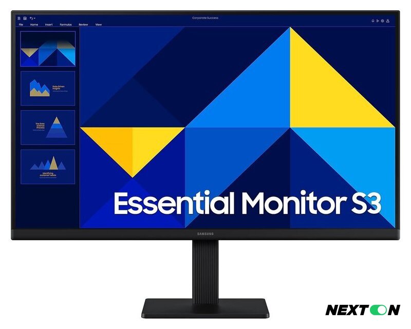Монитор Samsung Essential S3 LS24D300GAIXCI - Изображение №1 — Интернет-магазин Nexton