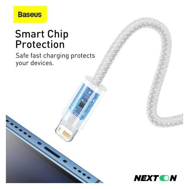 Кабель Baseus Dynamic Series Fast Charging Data Cable USB to iP CALD000502 - Изображение №13 — Интернет-магазин Nexton