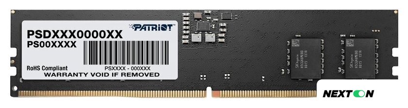 Оперативная память Patriot Signature Line 8ГБ DDR5 5600 МГц PSD58G560082 - Изображение №1 — Интернет-магазин Nexton
