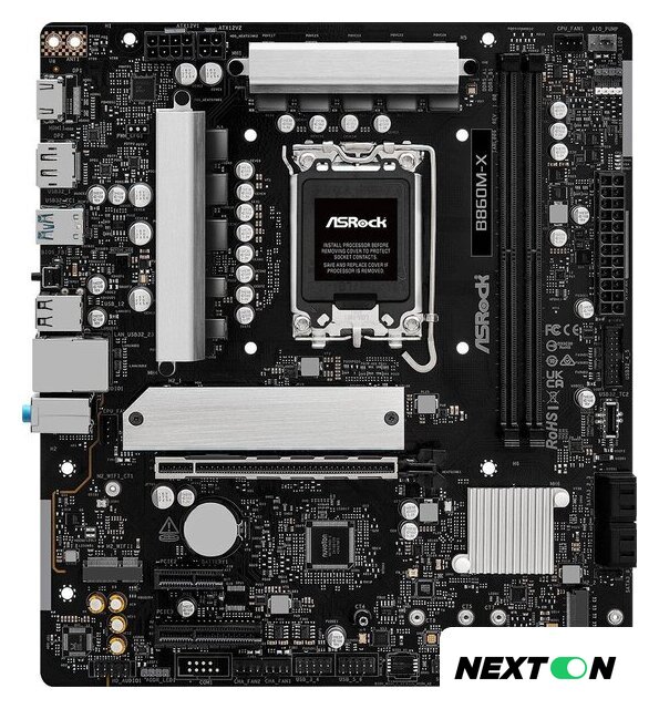 Материнская плата ASRock B860M-X - Изображение №1 — Интернет-магазин Nexton