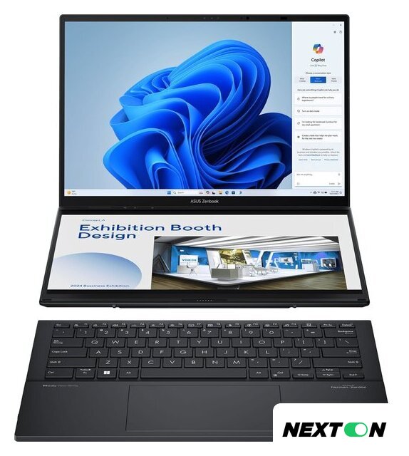 Рабочая станция ASUS Zenbook 14 Duo OLED UX8406MA-QL056W - Изображение №1 — Интернет-магазин Nexton