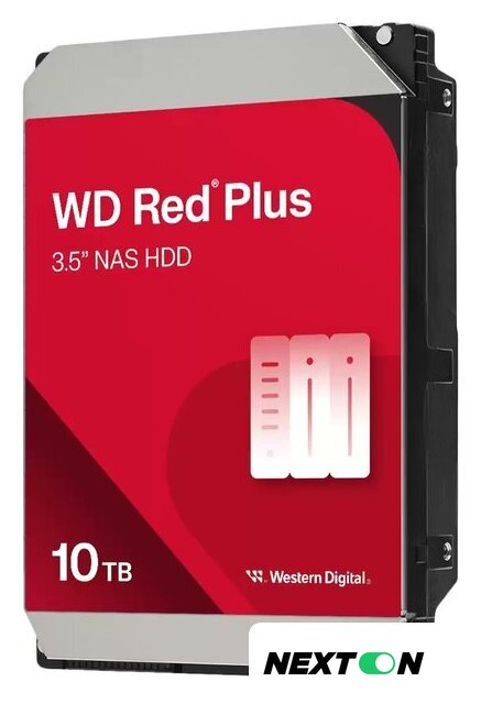 Жесткий диск WD Red Plus 10TB WD100EFGX - Изображение №1 — Интернет-магазин Nexton