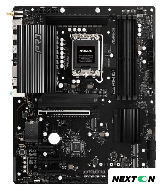 Материнская плата ASRock Z890 Pro-A WiFi - Изображение №1 — Интернет-магазин Nexton