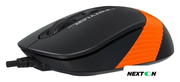 Мышь A4Tech Fstyler FM10 (черный/оранжевый) - Изображение №3 — Интернет-магазин Nexton