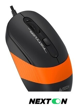 Мышь A4Tech Fstyler FM10 (черный/оранжевый) - Изображение №4 — Интернет-магазин Nexton
