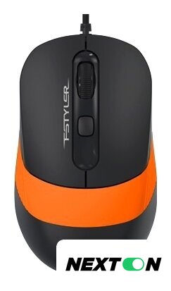 Мышь A4Tech Fstyler FM10 (черный/оранжевый) - Изображение №1 — Интернет-магазин Nexton