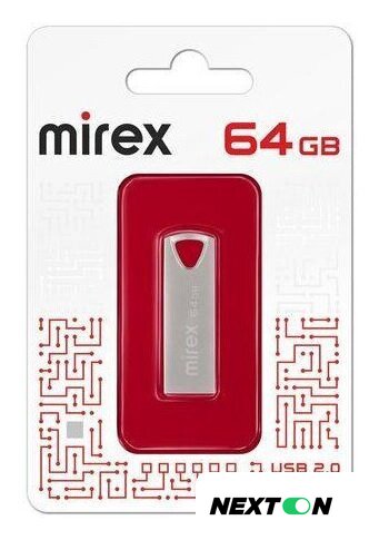 USB Flash Mirex Intro 64GB (серебристый) - Изображение №4 — Интернет-магазин Nexton