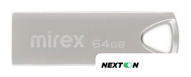 USB Flash Mirex Intro 64GB (серебристый) - Изображение №1 — Интернет-магазин Nexton