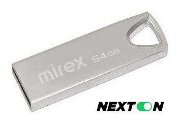USB Flash Mirex Intro 64GB (серебристый) - Изображение №3 — Интернет-магазин Nexton