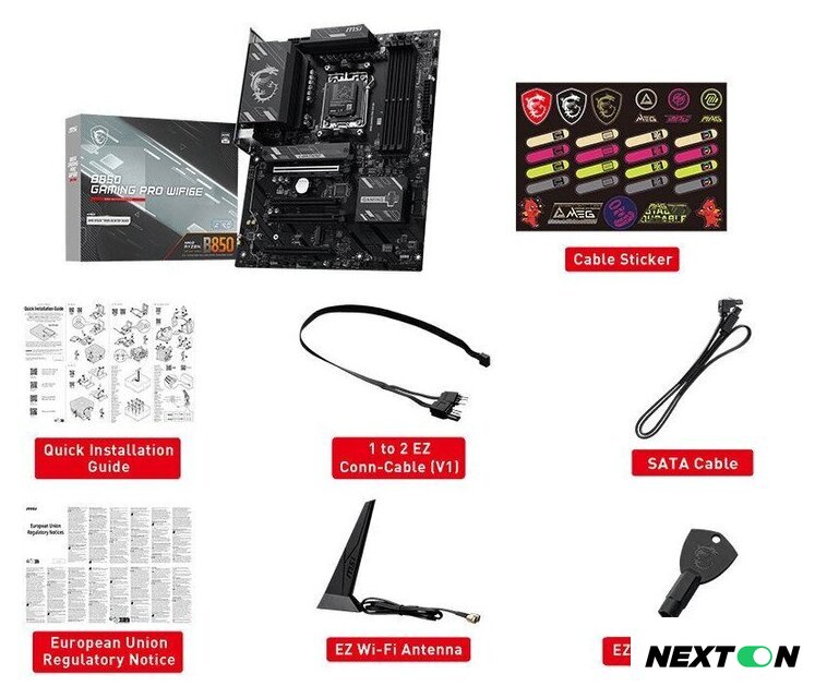 Материнская плата MSI B850 Gaming Pro WiFi6E - Изображение №6 — Интернет-магазин Nexton