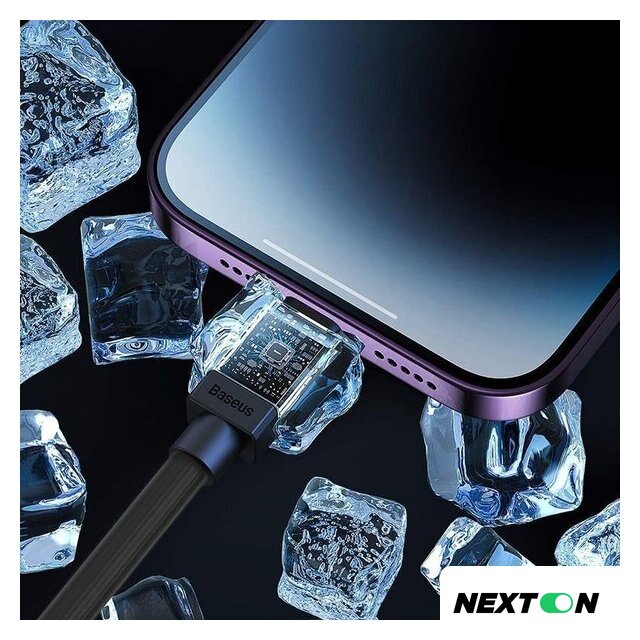 Кабель Baseus CoolPlay Series USB Type-A - Lightning (1 м, черный) - Изображение №10 — Интернет-магазин Nexton