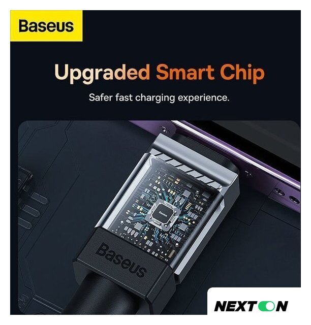 Кабель Baseus CoolPlay Series USB Type-A - Lightning (1 м, черный) - Изображение №18 — Интернет-магазин Nexton