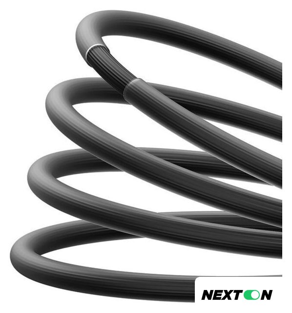 Кабель Baseus CoolPlay Series USB Type-A - Lightning (1 м, черный) - Изображение №6 — Интернет-магазин Nexton