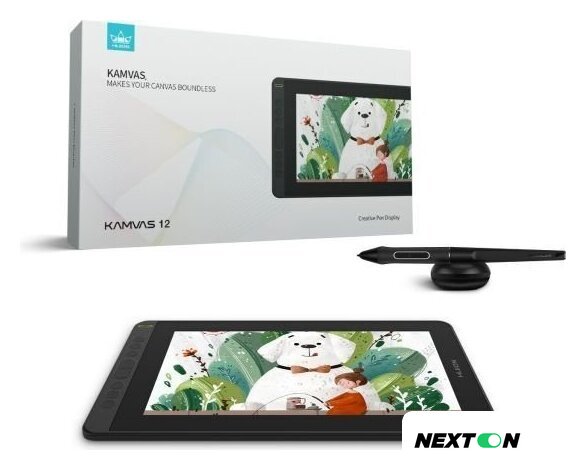 Графический монитор Huion Kamvas 12 (черный) - Изображение №10 — Интернет-магазин Nexton