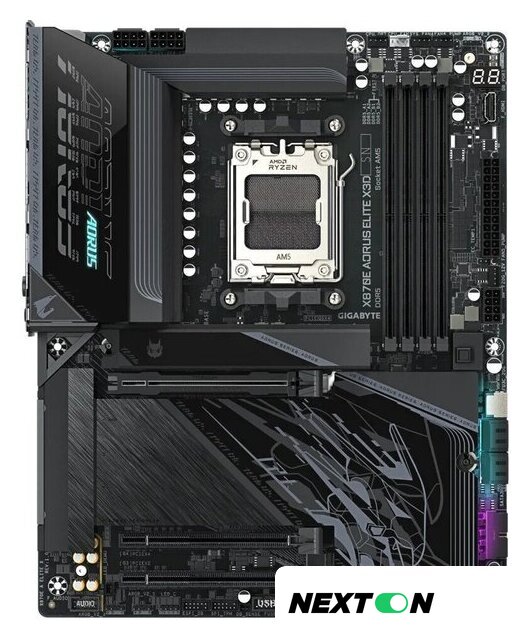Материнская плата Gigabyte X870E Aorus Elite X3D - Изображение №1 — Интернет-магазин Nexton