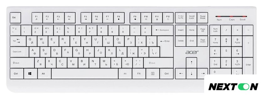 Офисный набор Acer OCC401 (белый) - Изображение №2 — Интернет-магазин Nexton