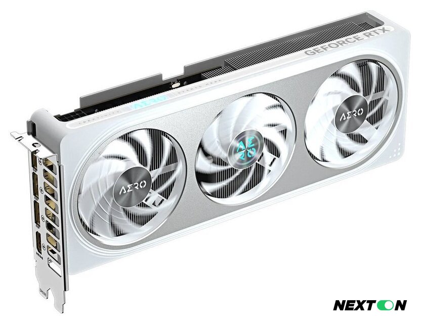 Видеокарта Gigabyte GeForce RTX 5060 Aero OC 8G GV-N5060AERO OC-8GD - Изображение №1 — Интернет-магазин Nexton