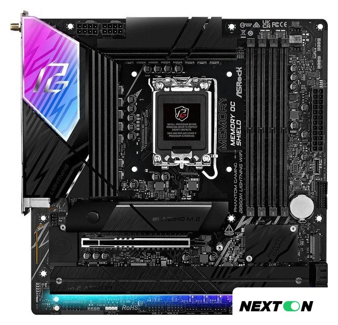 Материнская плата ASRock B860M Lightning WiFi - Изображение №1 — Интернет-магазин Nexton