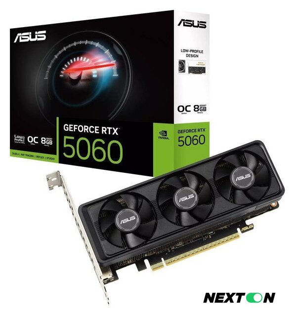 Видеокарта ASUS GeForce RTX 5060 LP BRK 8GB GDDR7 OC Edition RTX5060-O8G-LP-BRK - Изображение №11 — Интернет-магазин Nexton