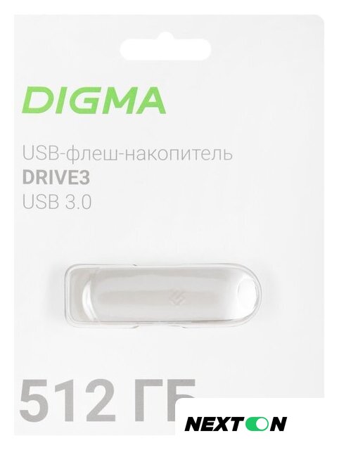 USB Flash Digma Drive 3 512GB DGFUM512A30SR - Изображение №6 — Интернет-магазин Nexton