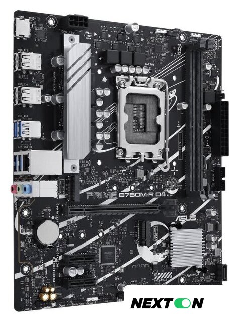 Материнская плата ASUS PRIME B760M-R D4 - Изображение №2 — Интернет-магазин Nexton