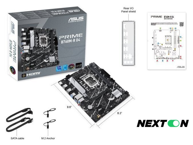 Материнская плата ASUS PRIME B760M-R D4 - Изображение №8 — Интернет-магазин Nexton
