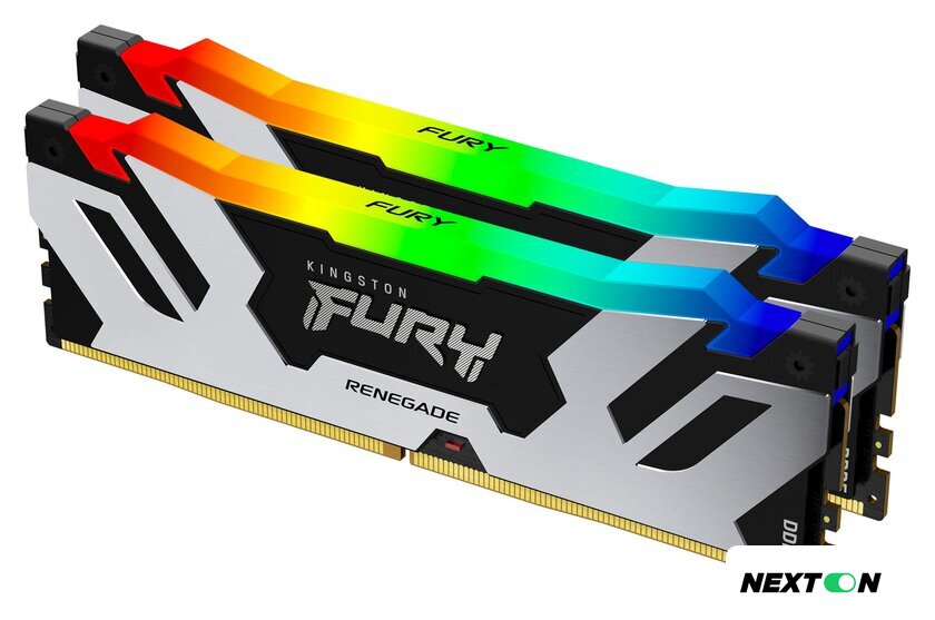 Оперативная память Kingston FURY Renegade RGB 2x16ГБ DDR5 6400МГц KF564C32RSAK2-32 - Изображение №1 — Интернет-магазин Nexton