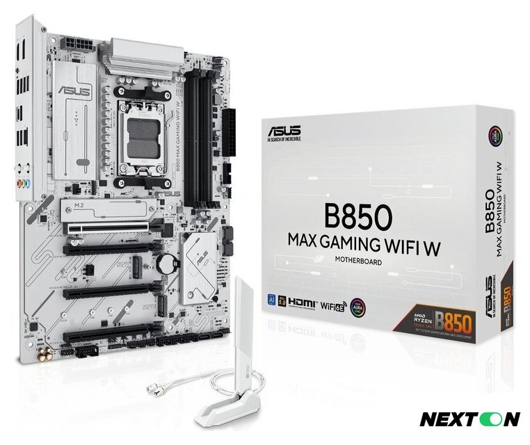 Материнская плата ASUS B850 MAX Gaming WiFi W - Изображение №7 — Интернет-магазин Nexton