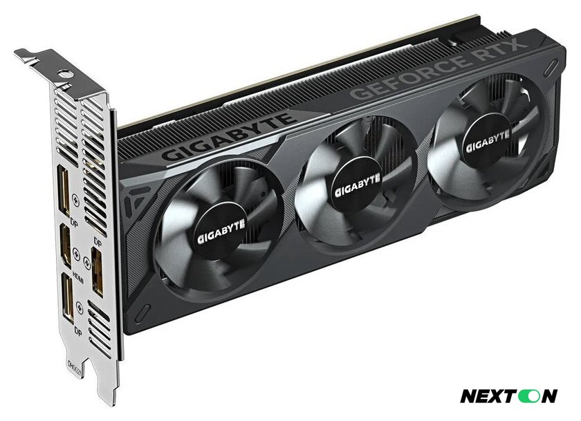 Видеокарта Gigabyte GeForce RTX 5060 OC Low Profile 8G GV-N5060OC-8GL - Изображение №1 — Интернет-магазин Nexton