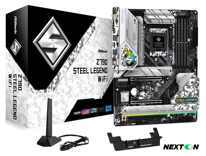 Материнская плата ASRock Z790 Steel Legend WiFi - Изображение №1 — Интернет-магазин Nexton