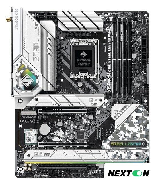 Материнская плата ASRock Z790 Steel Legend WiFi - Изображение №2 — Интернет-магазин Nexton
