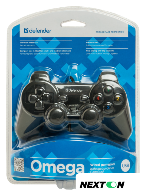 Геймпад Defender Omega - Изображение №4 — Интернет-магазин Nexton