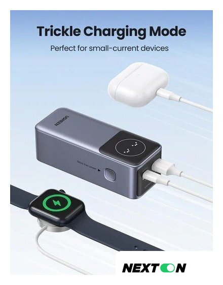 Внешний аккумулятор Ugreen PB724 12000mAh (серый) - Изображение №5 — Интернет-магазин Nexton