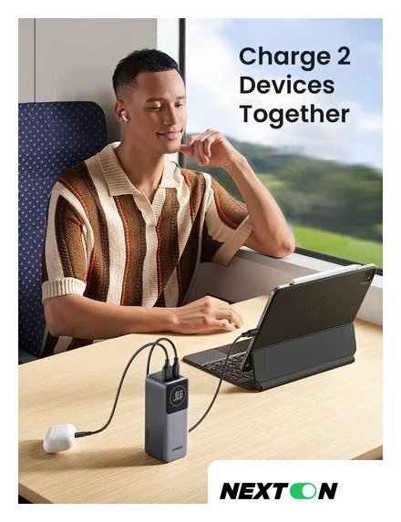 Внешний аккумулятор Ugreen PB724 12000mAh (серый) - Изображение №9 — Интернет-магазин Nexton