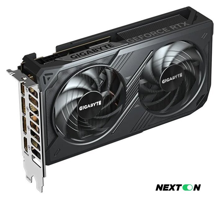 Видеокарта Gigabyte GeForce RTX 5060 Windforce OC 8G GV-N5060WF2OC-8GD - Изображение №1 — Интернет-магазин Nexton