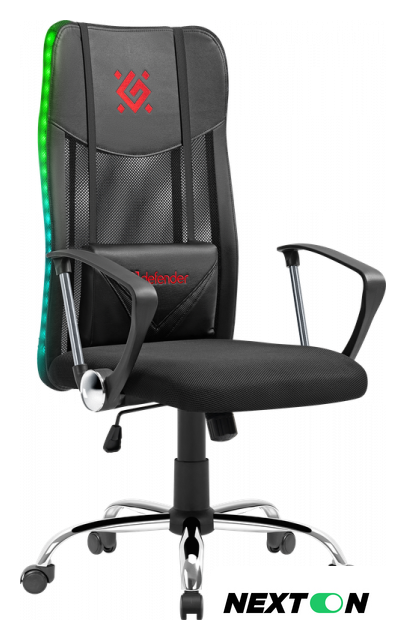 Игровое (геймерское) кресло Defender Totem (черный) - Изображение №1 — Интернет-магазин Nexton
