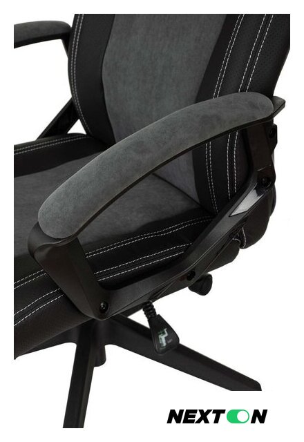 Игровое (геймерское) кресло Бюрократ Zombie Hero (серый) - Изображение №5 — Интернет-магазин Nexton