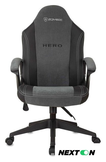 Игровое (геймерское) кресло Бюрократ Zombie Hero (серый) - Изображение №2 — Интернет-магазин Nexton