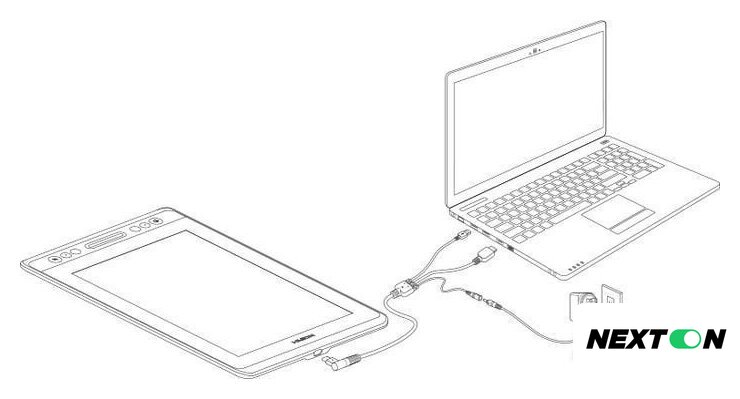 Графический монитор Huion Kamvas Pro 12 GT-116 - Изображение №9 — Интернет-магазин Nexton