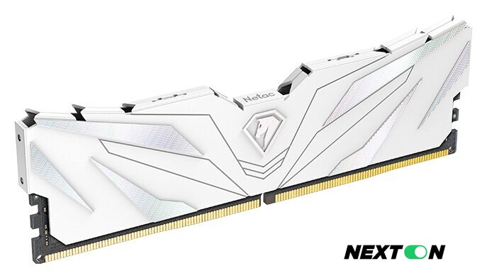 Оперативная память Netac Shadow II White 8ГБ DDR4 3200МГц NTSWD4P32SP-08W - Изображение №4 — Интернет-магазин Nexton