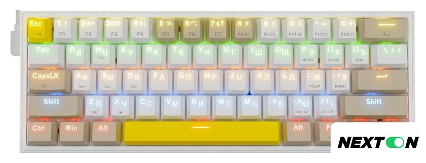 Клавиатура Redragon Fizz (белый/бежевый) - Изображение №1 — Интернет-магазин Nexton