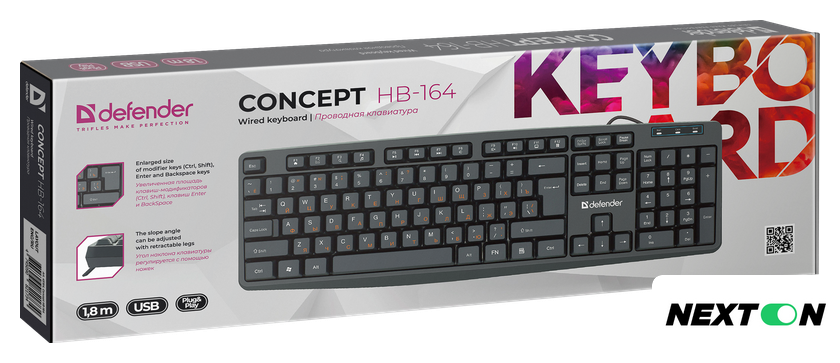 Клавиатура Defender Concept HB-164 - Изображение №3 — Интернет-магазин Nexton