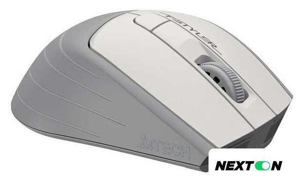 Мышь A4Tech Fstyler FG30S (серый/белый) - Изображение №4 — Интернет-магазин Nexton