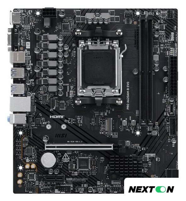 Материнская плата MSI Pro A620AM-B EVO - Изображение №1 — Интернет-магазин Nexton