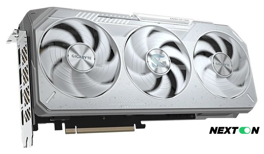 Видеокарта Gigabyte Radeon RX 9070 XT Gaming OC Ice 16G GV-R907XGAMINGOCICE-16GD - Изображение №3 — Интернет-магазин Nexton