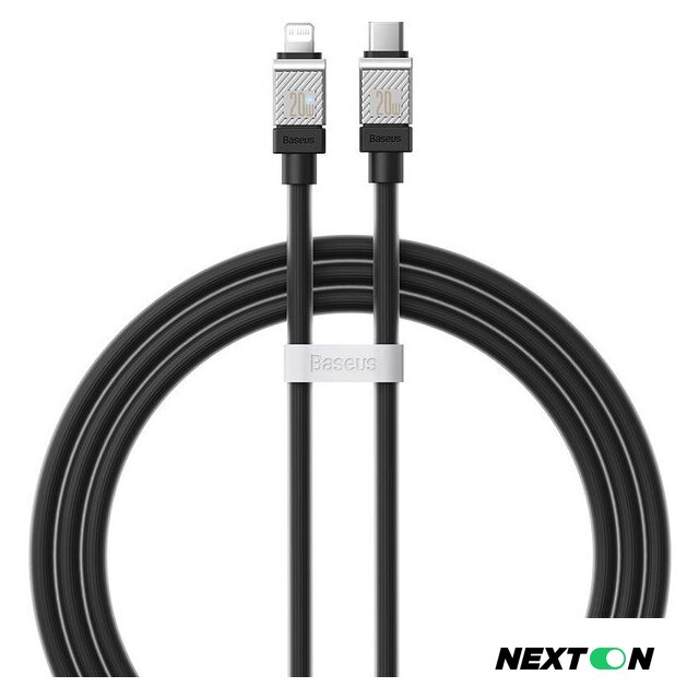 Кабель Baseus CoolPlay Series USB Type-C - Lightning (1 м, черный) - Изображение №1 — Интернет-магазин Nexton