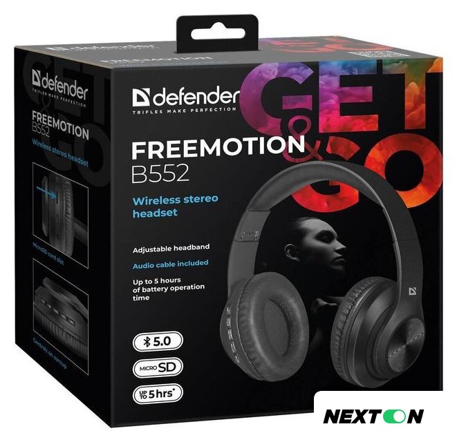 Наушники Defender FreeMotion B552 - Изображение №7 — Интернет-магазин Nexton