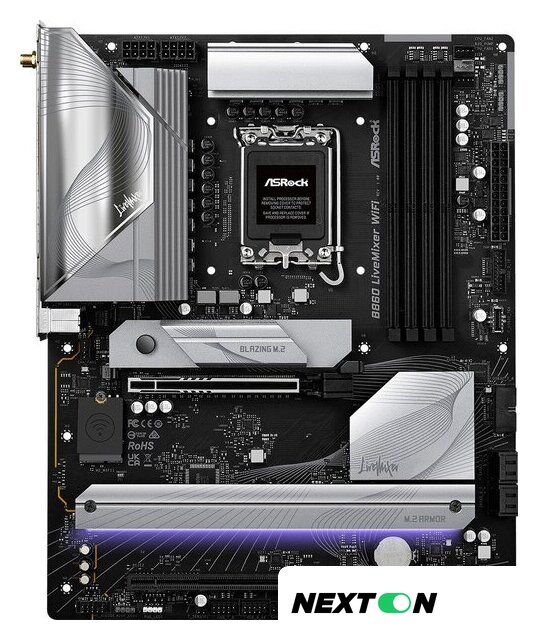 Материнская плата ASRock B860 LiveMixer WiFi - Изображение №1 — Интернет-магазин Nexton