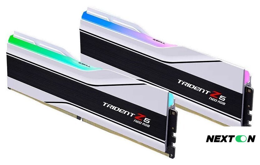 Оперативная память G.Skill Trident Z5 Neo RGB 2x32ГБ DDR5 6000МГц F5-6000J3036G32GX2-TZ5NRW - Изображение №1 — Интернет-магазин Nexton