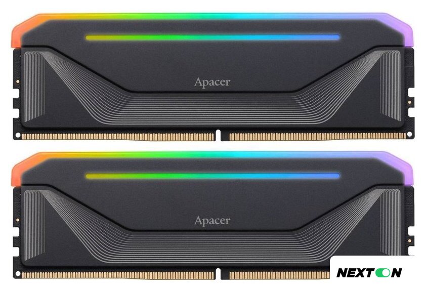 Оперативная память Apacer NOX RGB 2x32ГБ DDR5 6400 МГц AH5U64G64C552NBAA-2 - Изображение №1 — Интернет-магазин Nexton